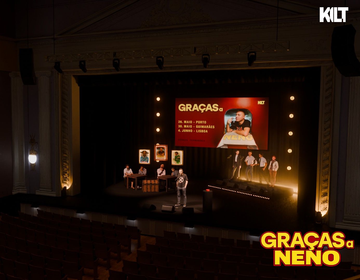 Graças a Neno - Mockup 3D